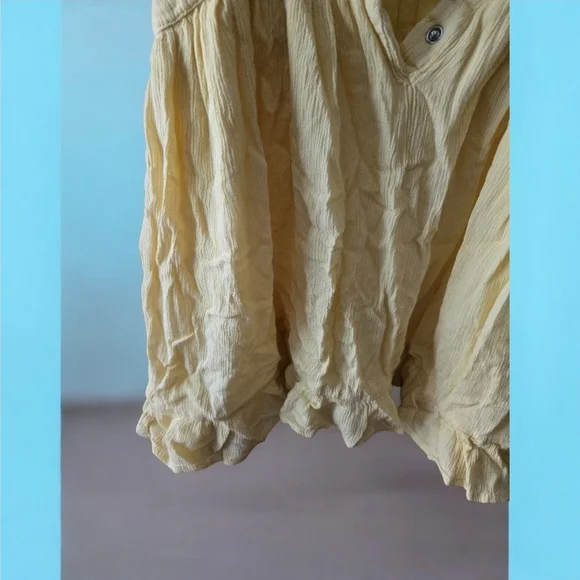 Haute Hippie Crochet Dress Girls 5t Yellow Sunflower Boho Baby Naturals - Picture 8 of 9